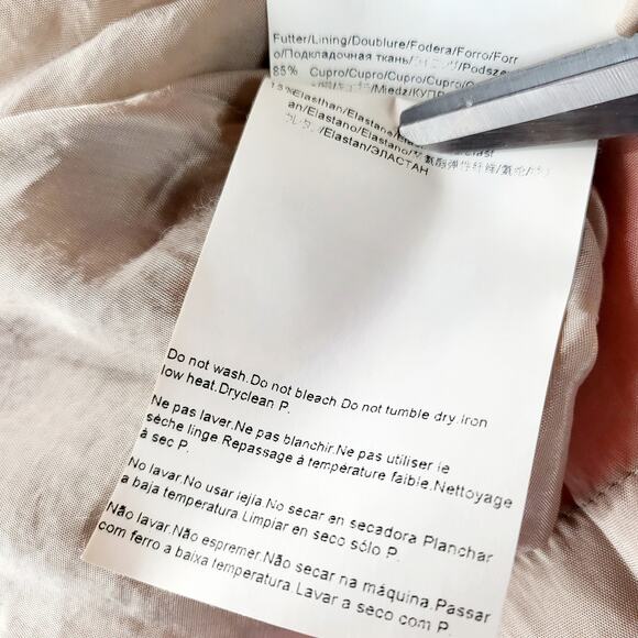 BOSS HUGO BOSS Elbise Tan Pink and Red Sheath Sleeveless Dress Women's Size 4 US - Picture 10 of 10